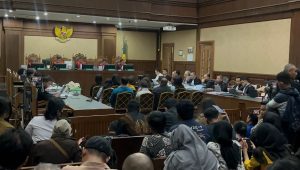 Sidang lanjutan dugaan korupsi pengelolaan tata niaga komoditas timah di wilayah Izin Usaha Pertambangan (IUP) di PT Timah Tbk tahun 2015-2022, Kamis, 10/10/2024| Merinda Faradianti/ Forum Keadilan