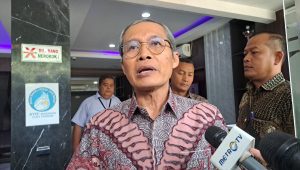 Wakil Ketua Komisi Pemberantasan Korupsi (KPK) Alexander Marwata hadir di Polda Metro Jaya, Selasa, 15/10/2024 | Ari Kurniansyah/Forum Keadilan