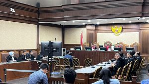 Terdakwa Harvey Moeis di Pengadilan Tindak Pidana Korupsi (Tipikor) PN Jakarta Pusat, Kamis, 17/10/2024| Merinda Faradianti/ Forum Keadilan