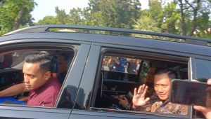 Ketua Umum Partai Demokrat Agus Harimurti Yudhoyono (AHY) menemui Prabowo Subianto di Kementerian Pertahanan (Kemhan) RI, Jakarta Pusat, Kamis, 17/10/2024 | Syahrul Baihaqi/Forum Keadilan