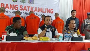 Polisi menangkap enam pelaku tawuran yang terjadi di Cempaka Putih, Jakarta Pusat, pada Selasa, 15/10/2024 | ist