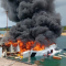 Speedboat yang Ditumpangi Cagub Malut Benny Laos Terbakar, Sabtu, 12/10/2024 | Ist