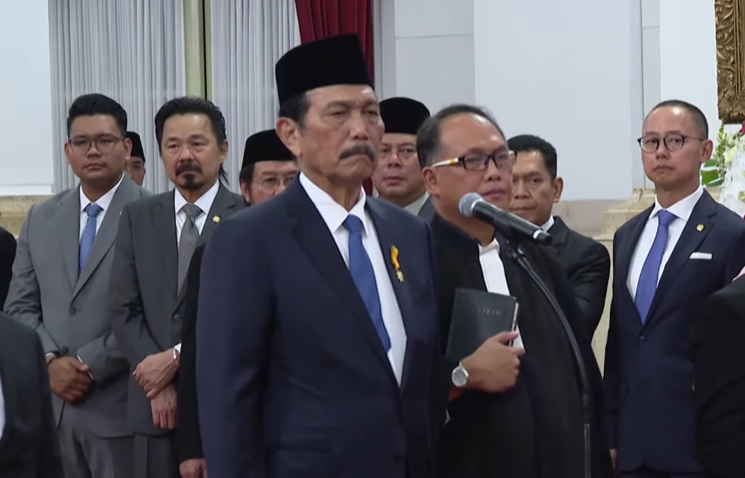 Luhut Binsar Pandjaitan Dilantik Jadi Ketua Dewan Ekonomi Nasional