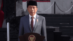 Presiden Joko Widodo (Jokowi) di Monumen Pancasila Sakti, Lubang Buaya, Jakarta Timur, Selasa, 1/10/2024. | YouTube Sekretariat Presiden
