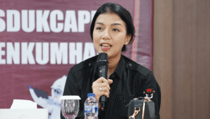 Ketua Divisi Sosialisasi, Pendidikan Pemilih, dan Partisipasi Masyarakat KPU Provinsi DKI Jakarta, Astri Megatari | Dok KPU Jakarta