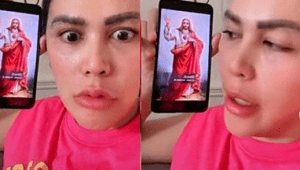 Ratu Thalisa alias Ratu Entok selebgram asal kota Medan resmi ditetapkan sebagai tersangka atas dugaan penistaan agama Kristen melalui unggahan pada akun Tiktok pribadinya. | Ist