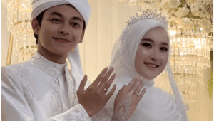 Pernikahan muda antara Asy Syifa dan Gus Zizan | Instagram @kyla.indira