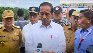 Presiden Joko Widodo (Jokowi) usai meresmikan Ruas Tol Indrapura dan Tol Bayung Lencir di Asahan, Sumatera Utara, Rabu, 16/10/2024. | YouTube Sekretariat Presiden