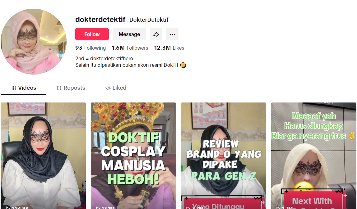 Skincare Approved by Dokter Detektif TikTok