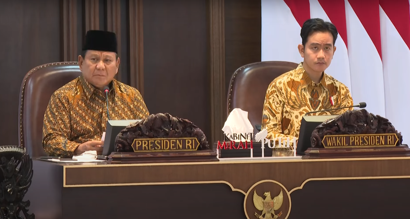Poin-poin Penting Arahan Prabowo di Rapat Perdana Bersama Menteri Kabinet Merah Putih