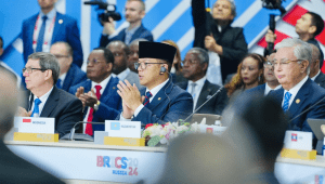 Menteri Luar Negeri (Menlu) RI Sugiono dalam Konferensi Tingkat Tinggi (KTT) BRICS Plus di Kazan, Rusia, Kamis, 24/10/2024 | Dok Twitter/X @kemlu_ri