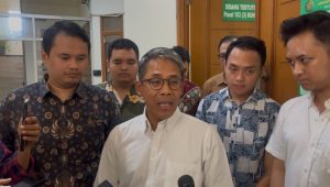 Kuasa hukum Gubernur Kalimantan Selatan (Kalsel) Agus Sudjatmoko di Pengadilan Negeri Jakarta Selatan, Jumat, 8/11/2024 | Merinda Faradianti/Forum Keadilan