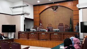Sidang putusan praperadilan Gubernur Kalimantan Selatan Sahbirin Noor di Pengadilan Negeri Jakarta Selatan, Selasa, 12/11/2024 | Merinda Faradianti/Forum Keadilan