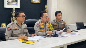 Kabid Humas Polda Metro Jaya Kombes Pol Ade Ary Syam Indradi di Polda Metro Jaya, Jakarta Selatan, Rabu, 13/11/2024 | Ari Kurniansyah/Forum Keadilan