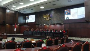 Sidang Putusan Perkara Nomor 126/PUU-XXII/2024 di Mahkamah Konstitusi, Kamis, 14/11/2024 | Syahrul Baihaqi/Forum Keadilan