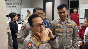 kabid Humas Polda Metro Jaya Kombes Pol Ade Ary Syam Indradi saat memberikan keterangan kepada media di Polda Metro Jaya, Jakarta Selatan, Selasa, 19/11/2024 | Ari Kurniansyah/Forum Keadilan