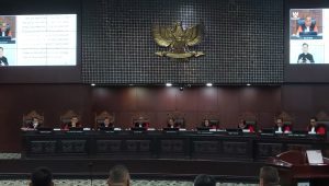 Sidang putusan MK Nomor 39/PUU-XXI/2023 di Gedung MK, Jakarta Pusat, Jumat, 29/11/2024 | Syahrul Baihaqi/Forum Keadilan