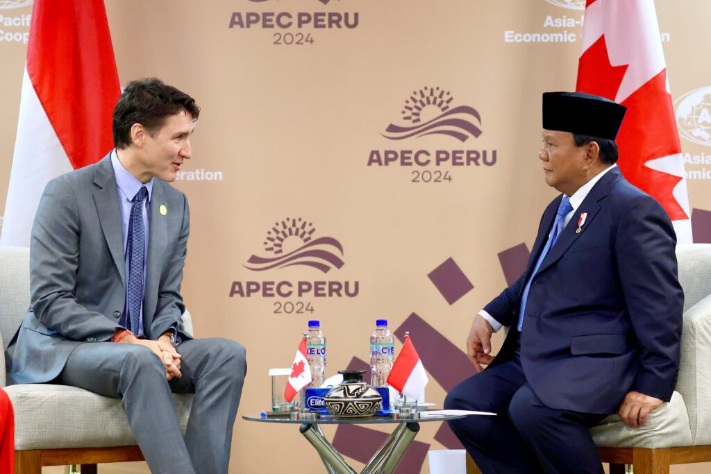Prabowo dan PM Kanada Justin Trudeau Sepakati Penguatan Perdagangan dan Kerja Sama Strategis RI-Kanada