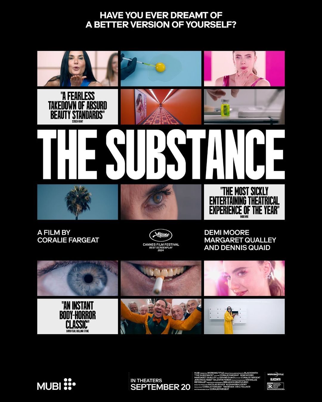 The Substance Jadi Film yang Gambarkan Obsesi di Dunia Hollywood