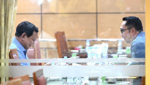 Presiden RI Prabowo Subianto makan malam bersama dengan calon Gubernur (cagub) Jakarta, Ridwan Kamil (RK), pada Kamis, 31/10/2024. | Instagram @prabowo