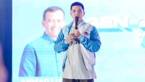 Ketua Umum (Ketum) PSI Kaesang Pangarep, Kaesang hadir di acara 'Zilenial Fest Gen Z & Milenial' bersama dengan Luthfi dan Yoyok yang didatangi oleh ratusan generasi muda di Aula Hotel UTC Semarang Kelurahan Petompon, Kecamatan Gajahmungkur, Kota Semarang, Rabu, 13/11/2024. | Instagram @psi_id
