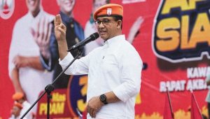Mantan gubernur DKI Jakarta Anies Baswedan, mengikuti Apel Siaga Kawal TPS di Lapangan Blok S, Kebayoran Baru, Jakarta Selatan, Kamis, 21/11/2024 sore. | Instagram @aniesbaswedan