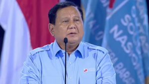 Presiden Prabowo Subianto saat memberikan sambutan dalam acara Deklarasi Gerakan Solidaritas Nasional (GSN) di Indonesia Arena Gelora Bung Karno (GBK), Jakarta, Sabtu, 2/11/2024 | Ist