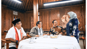 Pramono Anung-Rano Karno Sowan ke Kediaman Anies Baswedan, Jumat, 15/11/2024 | Twitter @aniesbaswedan
