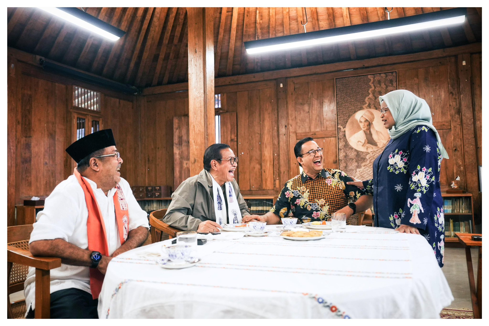 Pramono-Rano Sowan ke Kediaman Anies Baswedan