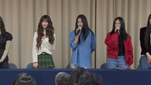 NewJeans dalam konferensi pers, Kamis, 28/11/2024 | YouTube KOREA NOW