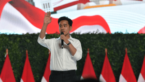 Wakil Presiden (Wapres) RI Gibran Rakabuming menutup Rapat Koordinasi Nasional (Rakornas) Pemerintah Pusat dan Pemerintah Daerah Tahun 2024, di SICC, Bogor, Kamis, 7/11/2024. | Dok
