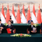 Presiden Republik Indonesia, Prabowo Subianto, bersama Presiden Republik Rakyat Tiongkok (RRT), Xi Jinping, menyaksikan penandatanganan sejumlah kesepakatan kerja sama antara Indonesia dan Tiongkok. Prosesi penandatangan digelar di salah satu ruangan di Great Hall of the People, Beijing, RRT, Sabtu, 9/11/2024. | Dok-BPMI Setpres/ Muchlis Jr