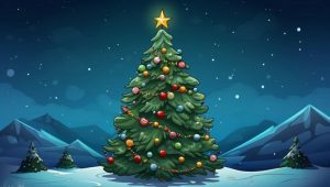 Ilustrasi Pohon Natal | Ist