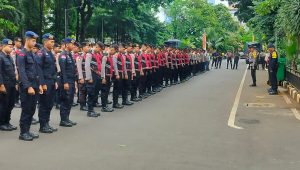 Apel Operasi Mantap Praja Jaya 2024' dalam rangka pengamanan Pilkada Serentak 2024 jelang perhitungan suara di Polda Metro Jaya, Jakarta Selatan, Selasa, 3/12/2024 | dok. Polda Metro Jaya