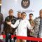 Menteri Koordinator Pemberdayaan Masyarakat (MenkoPM) Muhaimin Iskandar atau Cak Imin (tengah) saat konferensi pers di Kantor KemenkoPM, Jakarta Pusat, Selasa, 3/12/2024 | Novia Suhari/Forum Keadilan