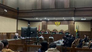 Sidang lanjutan kasus dugaan korupsi pengelolaan tata niaga komoditas timah di wilayah Izin Usaha Pertambangan (IUP) di PT Timah Tbk tahun 2015-2022 di Pengadilan Negeri Tindak Pidana Korupsi (Tipikor) Jakarta Pusat (Jakpus), Rabu, 4/12/2024 | Merinda Faradianti/Forum Keadilan