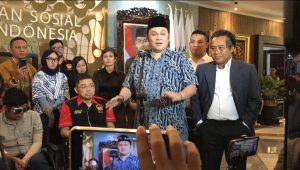 Kuasa Hukum Agus Salim, Farhat Abbas, di kantor Kementerian Sosial, Jakarta Pusat, Rabu, 4/12/2024 | Novia Suhari/Forum Keadilan