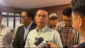 Calon Bupati Kutai Kartanegara nomor urut 3 Dendi Suryadi di salah satu restoran di kawasan SCBD, Jakarta Selatan, Kamis, 5/12/2024 | Ari Kurniansyah/Forum Keadilan