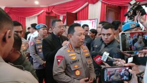 Kapolri Jenderal Listyo Sigit Prabowo dalam acara Hari Antikorupsi Sedunia (Hakordia) Tahun 2024 yang digelar oleh Korps Tindak Pidana Pemberantasan Korupsi (Kortastipidkor) Polri, Senin, 9/12/2024 | Syahrul Baihaqi/Forum Keadilan