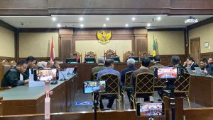 Porsesi sidang tuntutanHarvey Moeis terkait kasus dugaan korupsi PT Timah di PN Tipikor Jakarta Pusat, Senin, 9/12/2024 | Ari Kurniansyah/Forum Keadilan
