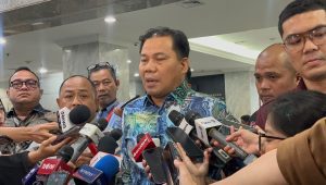 Ketua Tim Kuasa Hukum Edy Rahmayadi, Yance Aswin di Mahkamah Konstitusi (MK) | Merinda Faradianti/Forum Keadilan