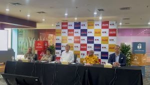 Dewas KPK di konferensi pers Laporan Kinerja Dewas KPK periode 2019-2024 di Gedung C1 atau ACLC KPK, Kuningan, Jakarta Selatan, Kamis, 12/12/2024 | Merinda Faradianti/Forum Keadilan