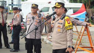 Kapolsek Kemayoran Kompol Agung Ardiansyah di kawasan JIEXpo Kemayoran, Jakarta Pusat, Jumat, 13/12/2024 | ist