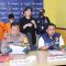 Kapolsek Palmerah Polres Metro Jakarta Barat Kompol Sugiran (kiri), Kanit Reskrim Polsek Palmerah AKP Rachmad Wibowo (kanan), saat memberikan keterangan kepada media di Polsek Palmerah, Jakarta Barat, Selasa, 17/12/2024 | Ari Kurniansyah/Forum Keadilan