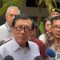 Mantan Menteri Hukum dan Hak Asasi Manusia (Menkumham) Yasonna H Laoly di Gedung Merah Putih KPK, Rabu, 18/12/2024 | Merinda Faradianti/Forum Keadilan