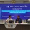 Staf Kementerian BUMN Arya Sinulingga (kiri), Dirut PT Pelni Tri Andayani (kiri kedua), Dirut PT ASDP Indonesia Ferry Heru Widodo (tengah), dan Dirut Pelindo Arif Suhartono (kanan) saat konferensi pers di kantor Kementerian BUMN, Jakarta Pusat, Kamis, 19/12/2024 | Novia Suhari/Forum Keadilan
