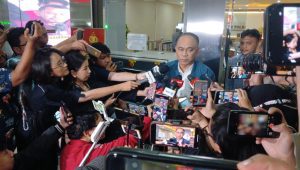 Eks Menkominfo Budi Arie usai diperiksa sebagai saksi di Gedung Bareskrim Polri, Jakarta Selatan, Kamis, 19/12/2024 | Syahrul Baihaqi/Forum Keadilan