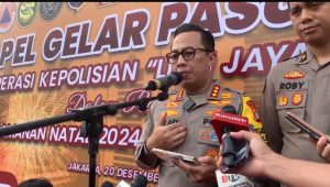 Kabid Humas Polda Metro Jaya Kombes Pol Ade Ary Syam Indradi di Monas, Jakarta Pusat, Jumat, 20/12/2024 | Ari Kurniansyah/Forum Keadilan