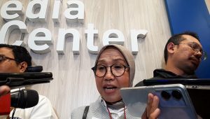 Direktur Penyuluhan, Pelayanan, dan Hubungan Masyarakat DJP, Dwi Astuti, di Kantor DJP, Jakarta Selatan, Senin, 23/12/2024 | Novi Suhari/Forum Keadilan