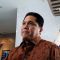 Menteri BUMN Erick Thohir di Kementerian BUMN, Jakarta Pusat, Selasa, 24/12/2024 | Novia Suhari/Forum Keadilan